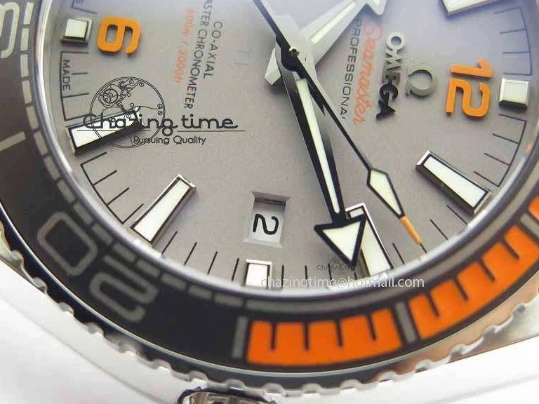 0313 UrbanStyle Planet Ocean 2016 43.5mm SS OM 1:1 Best Edition Gray Dial On Black Nylon Strap A 8168